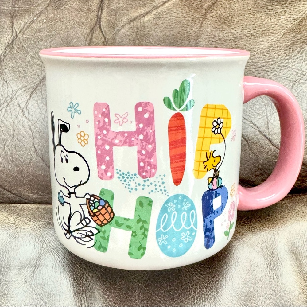 Hip Hop - Peanuts Snoopy & Woodstock 21oz Ceramic Easter Mug